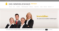 Desktop Screenshot of immobilienmarktsuhl.de