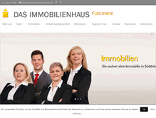 Tablet Screenshot of immobilienmarktsuhl.de